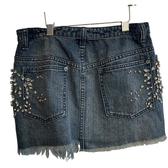 Embellished Denim Skirt - Picture 2 of 4